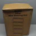 Sakugi Storage Shelves - 5 Tier Shelf Organizer, Heavy Duty Garage Shelving Unit with Leveling Feet, Stable Metal Shelves Organizer for Pantry, Kitchen and Closet, 33.0" W x 12.6" D x 72.0" H, Silver