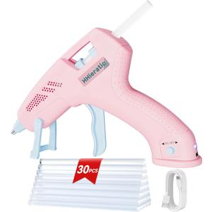 Mini Hot Glue Gun with 30 Sticks,Glue Gun Kit with USB Charge,Fast Preheating 20W Hot Glue Gun Kit Craft Glue Guns for Craft, DIY, Repairs