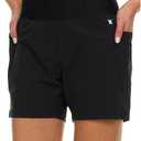 Hurley 5"/7" High Waisted Swim Shorts Women, Board Shorts with Pockets & Inner Liner, Quick Dry Swim Trunk, UPF 50+, M