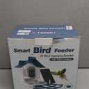 Smart Bird Feeder with Camera for Backyard, AI Bird Species Identification, Solar Powered Outdoor Bird Camera with Auto Capture & App Notifications (Blue)