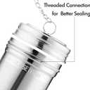 House Again Tea Infuser (2 Pack with Scoop), Extra Fine Mesh Tea Infusers for Loose Tea, 18/8 Stainless Steel Tea Strainer with Extended Chain Hook, Tea Steeper for Brew Tea, Spices & Seasonings