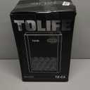 ToLife Dehumidifier for Home, 1000 sq.ft Dehumidifiers for Basement Bedroom Bathroom with 95 OZ Water Tank, Auto Shut Off 7 Colors LED Light, White Black