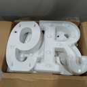 Forwe 2026 Graduation Decorations, 8 LED Marquee Light Up Letters GRAD 2026 Kindergarten High School College Graduation Decorations Party Supplies (White)