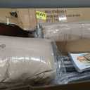 Portable Double Hammock with Stand, Outdoor Standing 2 Person Hammock Combo, Patent Pending, Tan