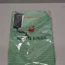 MICHEL ROUEN Golf Shirts for Men Short Sleeve Lightweight Quick Dry Pin Striped Casual Collared Polo Shirts Large