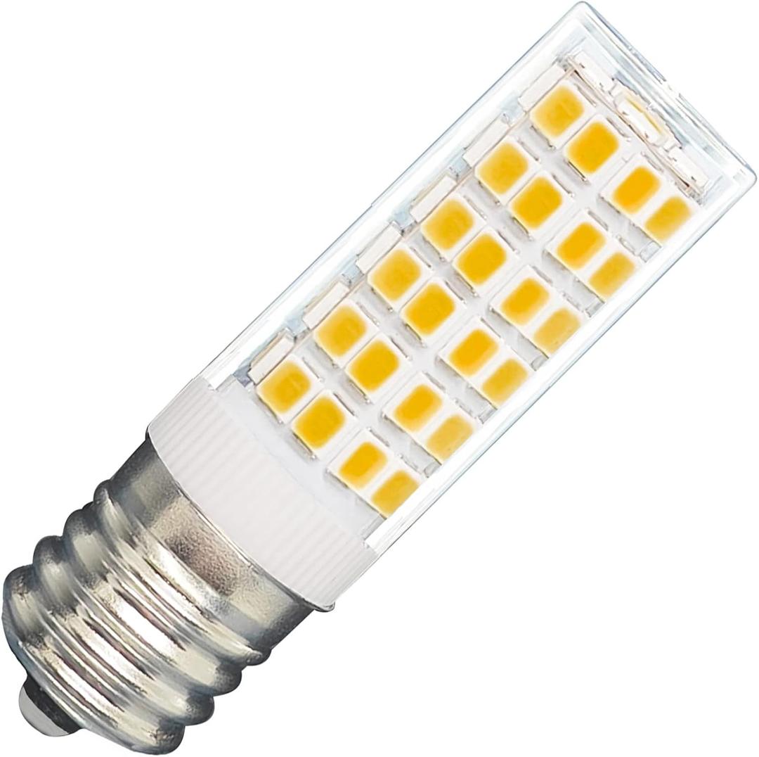 KEL 2812 Bulb KEI D28M KEL 2815 KEI D28A KEL2811 Bulb Refrigerator 4W Replacement AC100-265V 3.8W E17 Intermediate Base Freezer LED Lamp, Warm White 3000K 560LM, 1- Pack