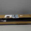 Ivilon Window Curtain Rod Decorative End Cap Design, 1 Inch Rod, 48 to 86 Inch. Black (48" to 86", Black)