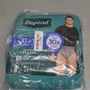Depend Fresh Protection Adult Diapers, Incontinence Underwear for Men, Disposable, Maximum, Extra-Large, Grey, 15 Count