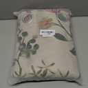 SUOUO Vintage Red Floral Blackout Curtains for Bedroom 96 inches Long Patterned Green Jacobean Window Drapes for Living Room 2 Panels