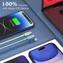 3 x Apple MFi Certified 6Pack iPhone Charger - 3/3/6/6/6/10 FT Lightning Cable USB High Speed Nylon Braided Fast Charging Cord Compatible for iPhone 14/13/12/11 Pro Max/XS MAX/XR/XS/X/8/7/6 Plus