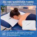 Hahafelt 500 Pcs 12" x 24" Chiropractic Face Paper Sheets Bulk with Slit