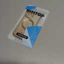 NITITOP Compatible with iPhone 12 Case Cute Clear Glitter [Compatible for MagSafe] Plating Heart Sparkle Bling Magnetic Girl Women Electroplated Frame Camera Protection Back Cover - Gold