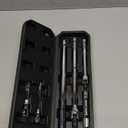 10 Piece Breaker Bar Set, 3/8" , 1/2" and 1/4" Drive, 180 Rotatable Head, 6'', 10'', 15'' Length, 3 Extension Bars, Organizer Case