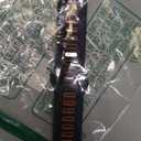 Odbeai Sport Band for Galaxy Watch Ultra Bands(2025/2024),Compatible with Samsung Watch Ultra Band,Soft Silicone Breathable Waterproof Loop Replacement Strap for Galaxy Ultra Watch Band 47mm for Men (Black/Orange)