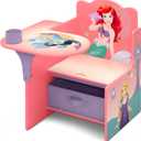 Delta Children Chair Desk with Storage Bin, Disney Princess (Pink)