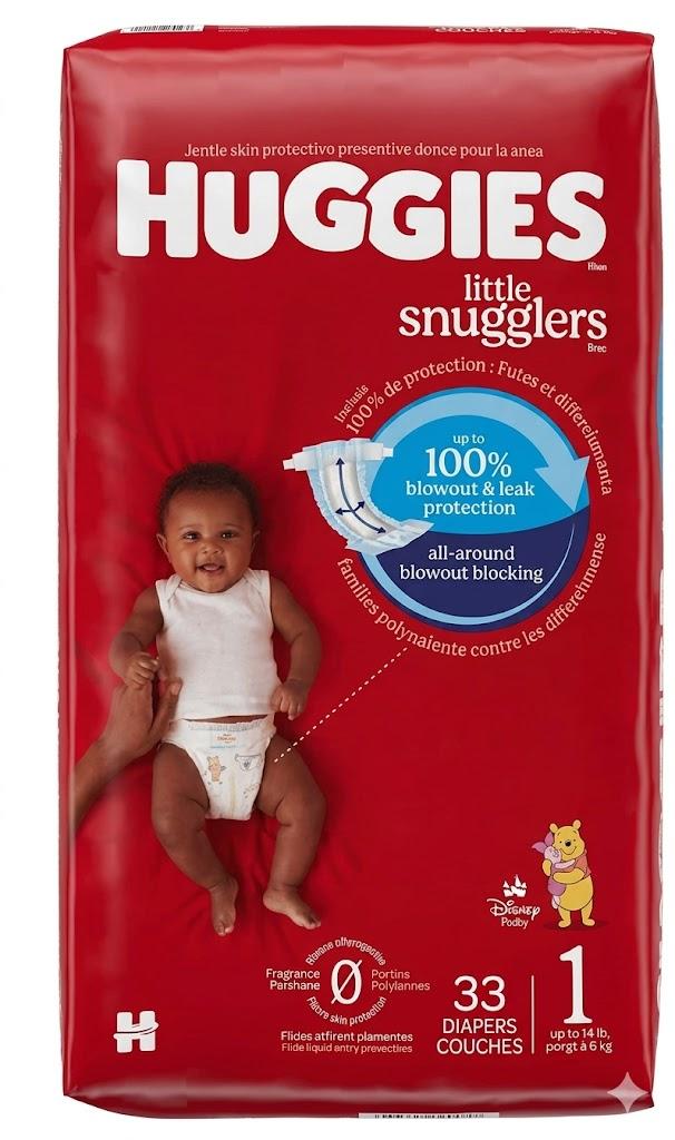 Huggies Size 1 Diapers, Little Snugglers Baby Diapers, Size 1 (8-14 lbs), 33 Count