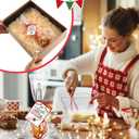 Zhehao 6 Sets 10 Inch Christmas Whisk Baking Gifts Sets Includes Stainless Steel Whisk Greeting Cards Ribbon and Plastic Bags for Neighbor Family Cooking Supplies Christmas Stocking Stuffers Ideas