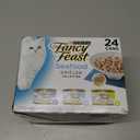 Purina Fancy Feast Grilled Wet Cat Food Seafood Collection in Wet Cat Food Variety Pack - (Pack of 24) 3 oz. Cans (EXP 05/10/28)