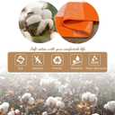 KOZYFLY Buffalo Plaid Rug 27.5x43 Inches Orange and White Checke Rug Halloween Fall Door Mat Cotton Washable Area Rugs Door Mat Outdoor Entrance for Front Porch Entryway Fall Farmhouse