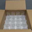 YANGNAY Stemless Champagne Flutes Set of 16, 8 oz - Clear Glass Toasting Glasses for Mimosa - Elegant Beverage Glassware