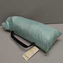 WhiteFang Beach Tent Anti-UV Portable Sun Shade Shelter for 3/4/6/8 Person, Extendable Floor with 3 Ventilating Mesh Windows Plus Carrying Bag, Stakes and Guy Lines (Mint Green)