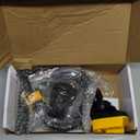 Ecarke Auto Shut-Off 3.2GPM Cordless Fuel Transfer Pump, Compatible with DeWalt 20V Milwaukee 18V Battery, Leak-Proof Electric Pump for Gasoline Diesel to Car Truck Boat (Without Battery) (Yellow)