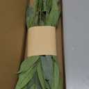 Ling's Moment Artificial Plants Eucalyptus Leaves Branches,10Pcs 17.7"Tall Fake Greenery Filler w/Stems, Lifelike Texture Plant Decor for Wedding Bouquets/Table Centerpieces, Outdoor/Party/Room/Office