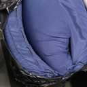 Outdoor Chair Cushions, Waterproof Patio Chair Cushions 24x24x4 Inch, Outdoor Cushions with Removable Cover for Sofa, Fade Resistant Patio Cushions for Outdoor Furniture, Navy Blue (Seat 24x24 In + Back 24x20 In)