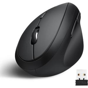 Perixx PERIMICE719 RightHanded Wireless Mini Vertical Mouse, 3 Level DPI