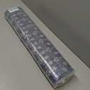 Unique Loom Outdoor Trellis Collection Area Rug - Tribal Trellis (2' x 6' 1" Runner, Blue/ Ivory)