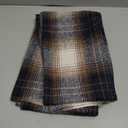 Artoid Mode Dark Blue Brown Farmhouse Plaid Table Runner, Winter Rustic Holiday Check Kitchen Dining Table Decoration for Home Party Decor 13x90 Inch