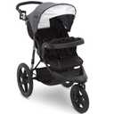 Jeep Classic Jogging Stroller by Delta Children, Grey, 
44.9"L x 24.4"W x 41.1"H