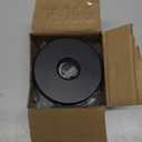 RAINREVIVE Matte Black Shower Arm Flange, Metal Shower Arm Stabilizer Bracket and Flange Cover Plate