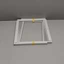 Forestchill Window Air Conditioner Side Panel with Frame, Fit Most 15,000 BTU Units, Room AC Accordion Filler Curtain Kit Replacement, Include Window AC Side Panels & Frames