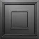 STICKGOO Black Drop Ceiling Tile 2ft x 2ft, Ceiling Panel High-Grade PVC Coverings 24 x 24in - 12 Pack Cover 48 Sq. Ft