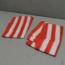 6 Pieces Striped Table Runner Red White Wedding Polyester Carnival Table Decor Circus Design Tablecloth Elegant Decor Indoor Events Family Farmhouse Dinner Banquet Parties Celebrations(12 x 72 Inch)