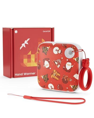 Portable Pocket Heater Gaiatop Rechargeable, Smart Temp Control 7H*2 Long Safe Heat, Ultra Slim, Pocket-Size Design That Fits Gloves, Gifts for Women, Outdoor, Office, Commute