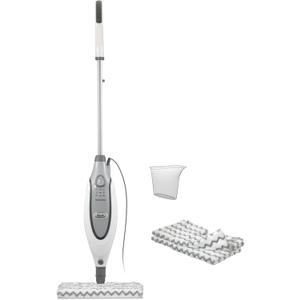 Shark® Professional Steam Pocket® Mop with Swivel Steering, 2 Washable Double-sided Pads, Steam Sanitization, Lightweight, Steam Cleaner for Sealed Hard Floors, Marble, Stone & Laminate, Grey, S3601