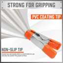 HORUSDY 32-Piece 2" inch Small Spring Clamp, Spring Metal Spring Clamps, 3/4"-inch Jaw opening (Orange)