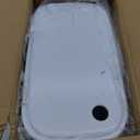 MOPUP Touchless Bathroom Trash Cans, Waterproof Motion Sensor Bedroom Garbage Can, 3.5 Gallon Slim Plastic Narrow Small Dogproof Trash Bin for Office,Living Room,Kitchen, White