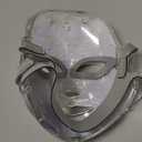 SUERBEATY Red Light Mask For Face, 7-1 Colors Red Light Face Mask, Facial Skincare At Home, Cordless, Portable and Rechargeable (White)