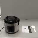 AROMA Digital Rice Cooker, 4-Cup (Uncooked) / 8-Cup (Cooked), Steamer, Grain Cooker, Multicooker, 2 Qt, Stainless Steel Exterior, ARC-914SBD