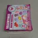 JOYIN 28 Packs Valentines Day Mochi Squishy Toy Gift Cards for Kids, Kawaii Mochi to Squeeze with Cards, Squishy Toy Stress Relief Fidget Toys for Kids Classroom Exchange Prizes Valentine Party Favor