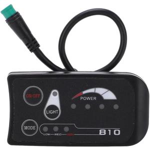 ‌S810 Bike Computer Display - 36V/48V Water Proof Cycling Meter with Speed Tracking for JN Controller & Pasion E-Bikes,22.2mm Handlebar Mount