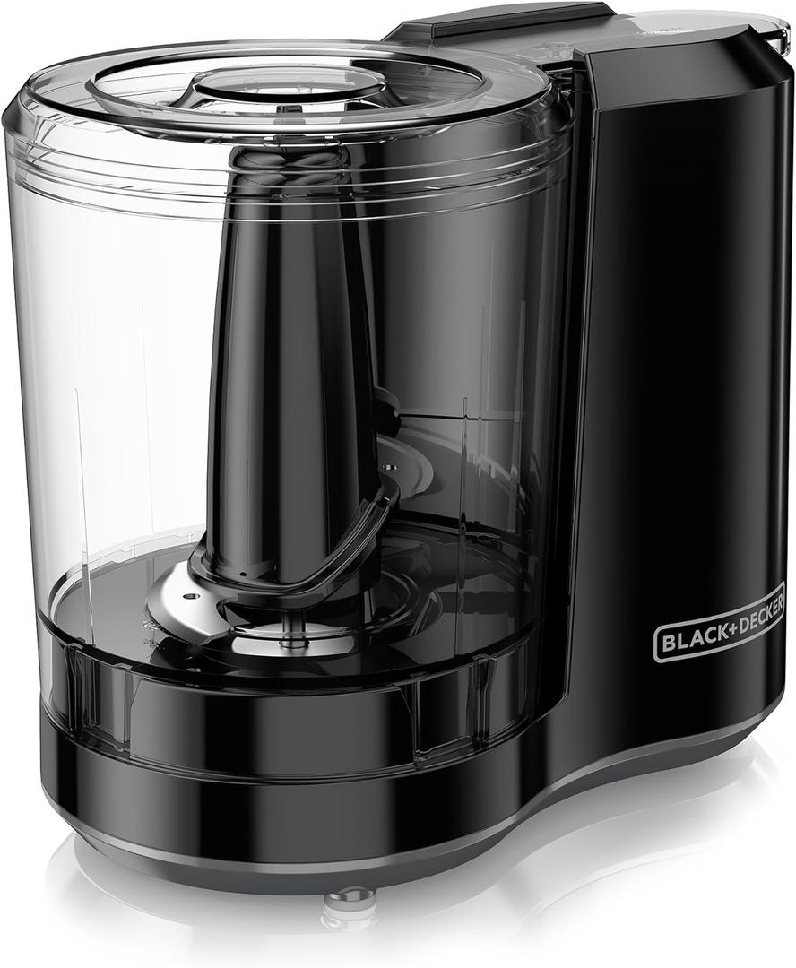 BLACK+DECKER, Improved Assembly, HC300B FreshPrep 3-Cup Electric Food Chopper