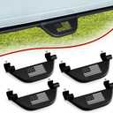 FieryRed Side Steps for Ford Bronco 2024 2023 2022 2021 2/4Door with OEM Rock Rail, Carbon Steel Running Board Side Steps Replacement for Ford Bronco Accessories, 4PCS (4 Door-4 PCS)