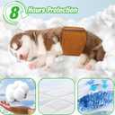 Dog Diaper Liners Booster Pads, 100ct Disposable Dog Diapers Inserts Male Female for Washable Doggie Belly Bands Wraps Covers Period Panties(Regular)