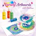 Paint Spin Art Machine Kit for Girls & Boys, Arts & Crafts for Kids, Art Drawing Supplies, Painting Kits,Ideal Gift for 4 5 6 7 8-12 Years Old