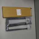 QCAA Solid Brass Mail Slot, with Solid Brass Interior Frame, 13" x 3.625", Matte Black, 1 Pack, Made in Taiwan