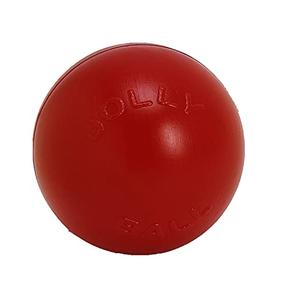 Jolly Pets Push-n-Play Ball Dog Toy, 14 Inches/Extra-Large, Red All Breed Sizes